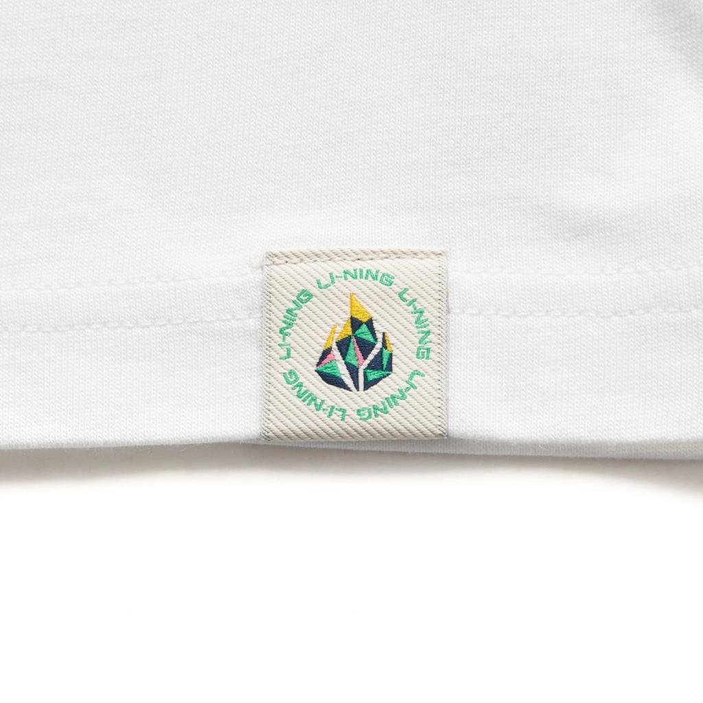 Li Ning T Shirt Unisex Standard White AHSUC19-1