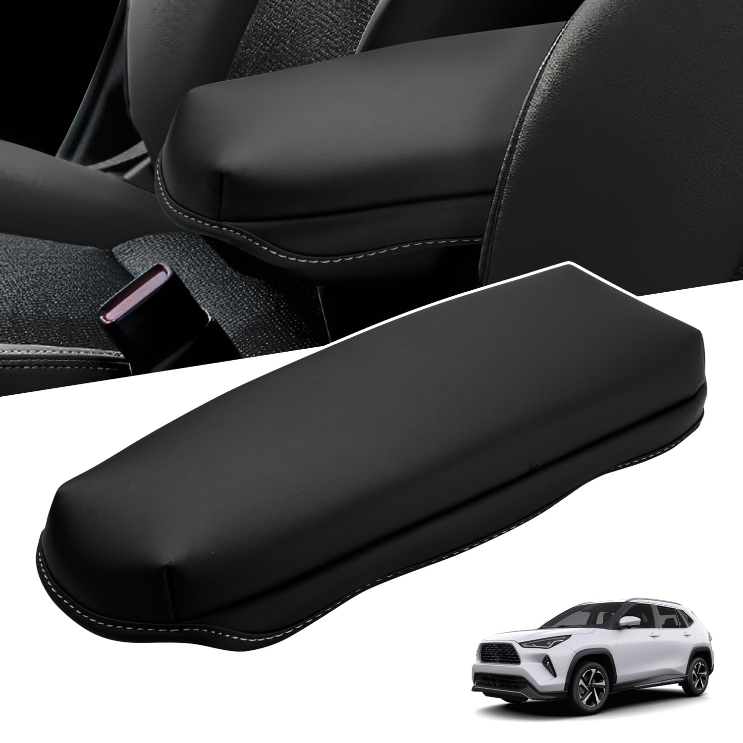 LIMSTYLE Toyota New Yaris Cross Late Model Armrest Cover Armrest Cushion Minor Change Exclusive Armrest Pad Console Box Protection YARIS CROSS Elbow