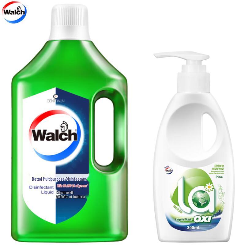 Walch Multi-purpose Disinfectant & Underwear Cleanser Set