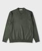 PANICALE Green Viscose Blend Polo Knit