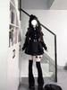 Japanese Lace Edge Design Off-the-shoulder Shirt Girl Sweetheart Encounters Landmine Temperament Suit High-waisted Skirt