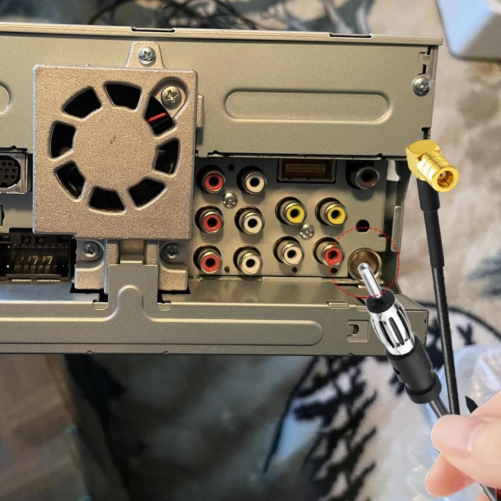 DAOKAI DAB Splitter, AM/FM + DAB Antenna Splitter Car Radio