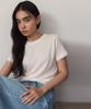 38COMEONCOMMON Tencel Double Layered Tee (Cream)