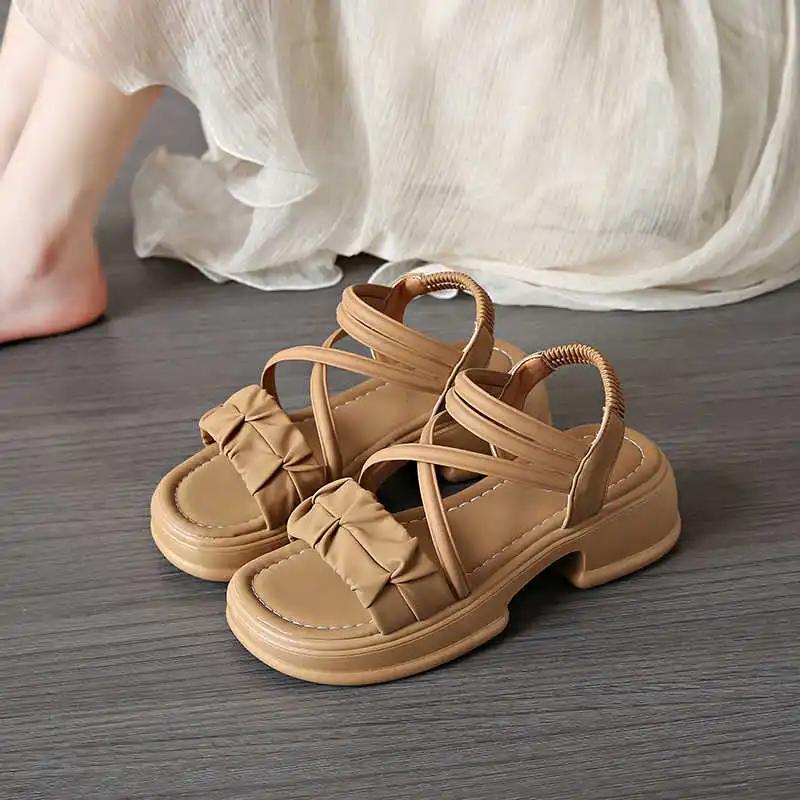 Fashion Open Back Sumer Big Size Women Sandals Women's White Shoes Flip Flops Summer Women Sneakers Sport Festival Shose Resort