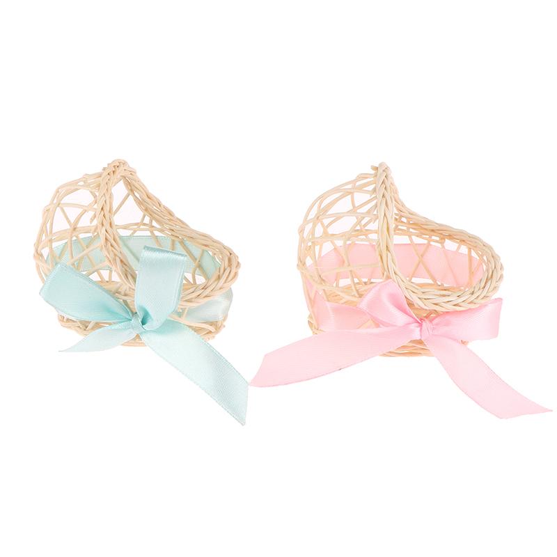 Dollhouse Miniature Wooden Nursery Cradle Baby Crib Baby Cot 1:12 Dollhouse Furniture Decorate Kids Doll House Accessory