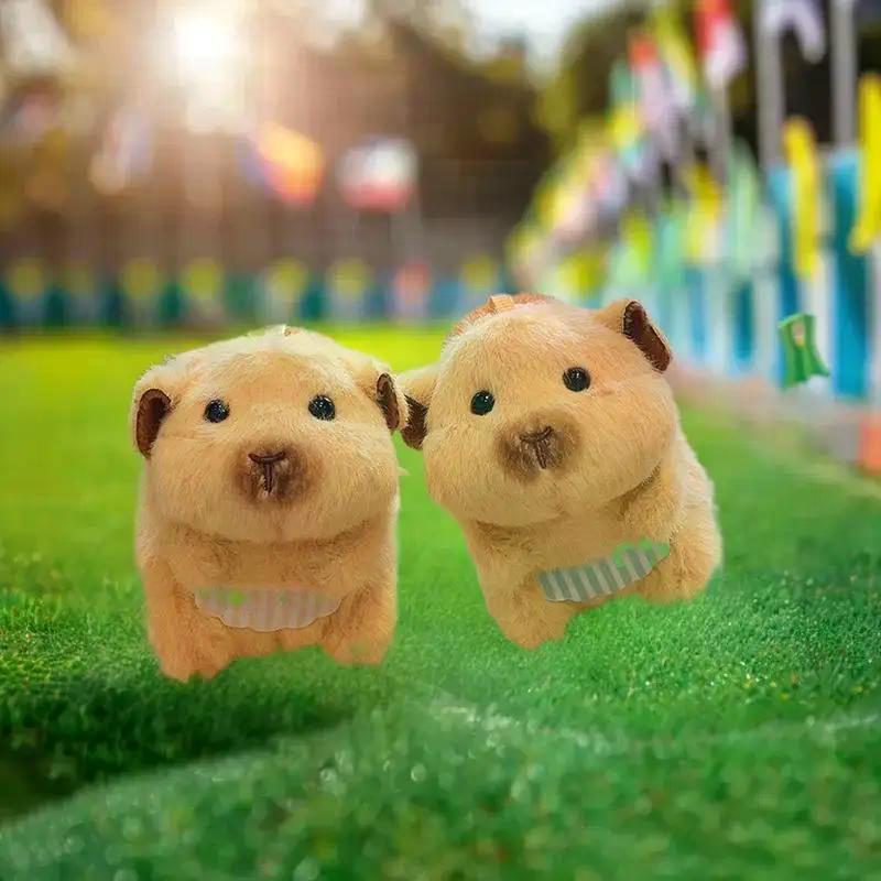 Loveable Hamster Soft Plush Keyring Attractive Backpack Hanging Decoration Gifts