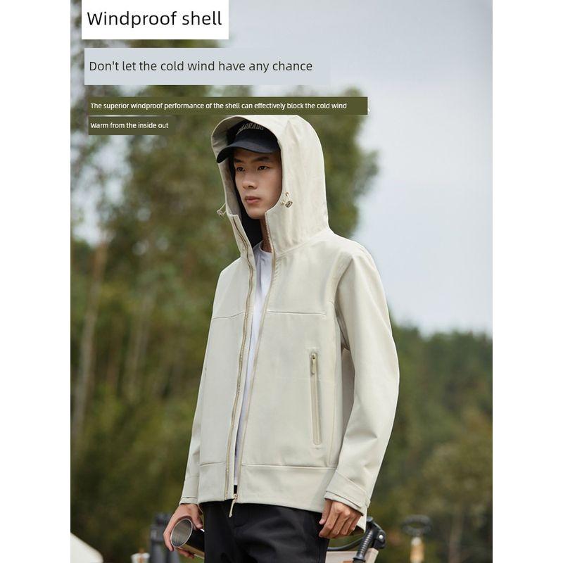 Niaojia Outdoor Soft Shell Outdoor Jacket Coat Men's Spring and Autumn Mountain Windproof Waterproof Export Hiking Hiking Jacket