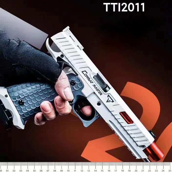 2011Desert Eagle Pistol Radish Gun Continuous Shooting Throwing Shell Empty Hanging Revolver Toy Gun Birthday Gift