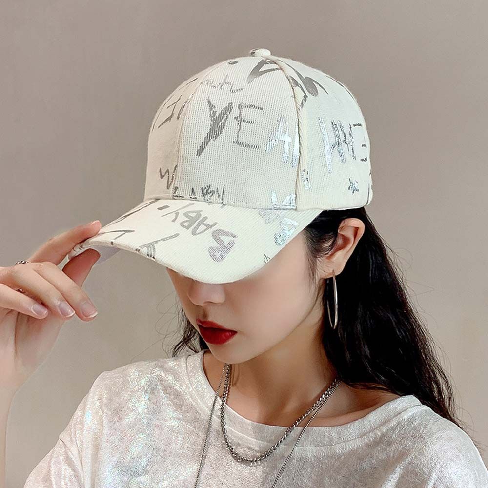 

Men Baseball Caps Golf Hat Graffiti Letter Caps Girl Baseball Caps Korean Style Caps Baseball Caps