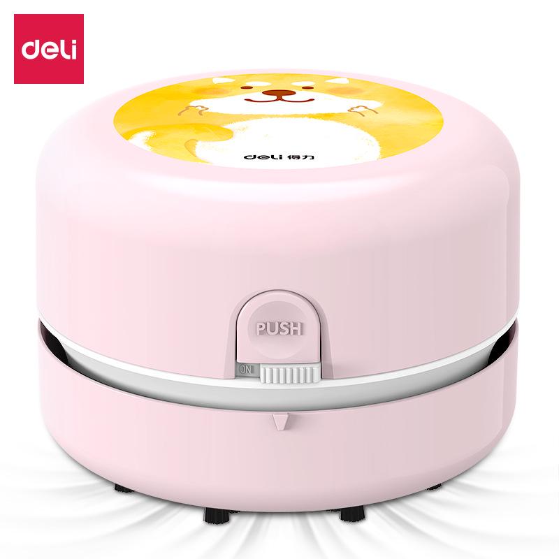 Deli Desktop Vacuum Cleaner for Eraser and Pencil Shavings, Keyboard Dust, and Student Desk Cleaning
