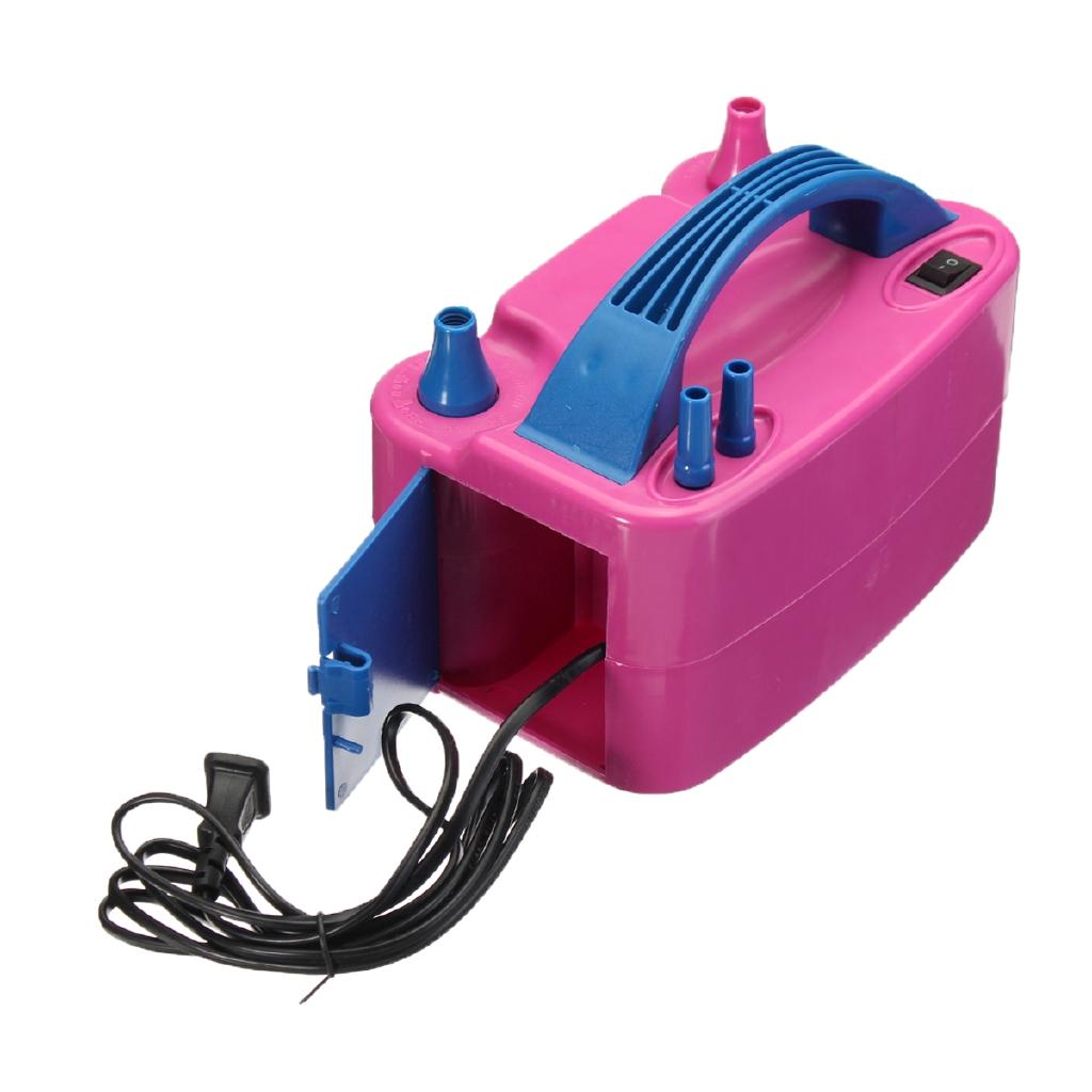Portable Air Blower Double Hole AC Inflatable Electric Balloon Inflator Pump Air Balloon Pump NEW