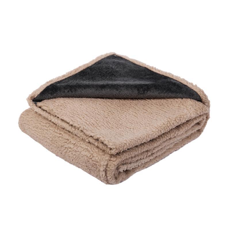 Waterproof Flannel Lambskin Pet Blanket & Thickened Dog Mat