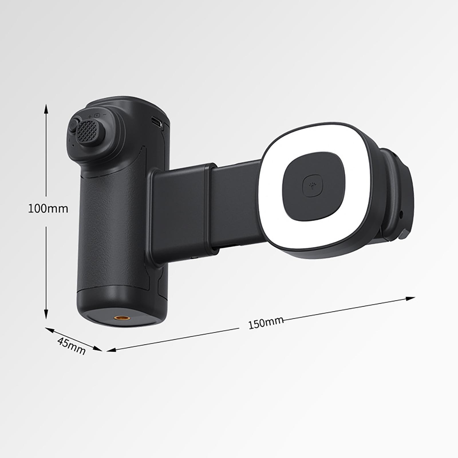 

Mobile Phone Fill Light Aid with Three Color Fill Light Adjustable Angle Bluetooth Focusing Selfie for Outdoor Photography чорний