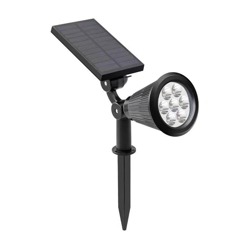 Solar-Powered Rainproof Outdoor Spotlight for Gardens and Lawns