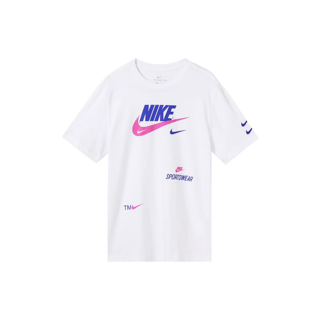 Nike T Shirts Men's Crew Neck Moderate Straight Fit CU0079-100
