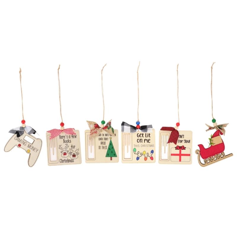 User Friendly Nontoxic Wood Holiday Decoration Hanging Clip Easy Hanging Christmas Accessory For Indoor Seasonal Styling