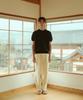 BELLIEF Essential Seersucker Adjust 2-Pleated Relaxed Chino (Ecru)