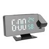 Digital Alarm Clock Large Display LED and Mirror Desk Clock 3 Brightness Levels Modern Electronic Clock for Bedroom