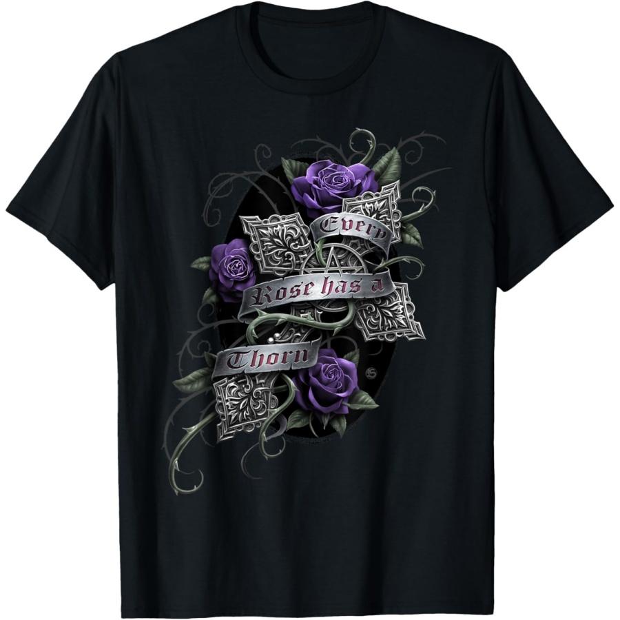 Spiral Original - Every Rose - Gothic Roses T-Shirt XXXXXL чёрный