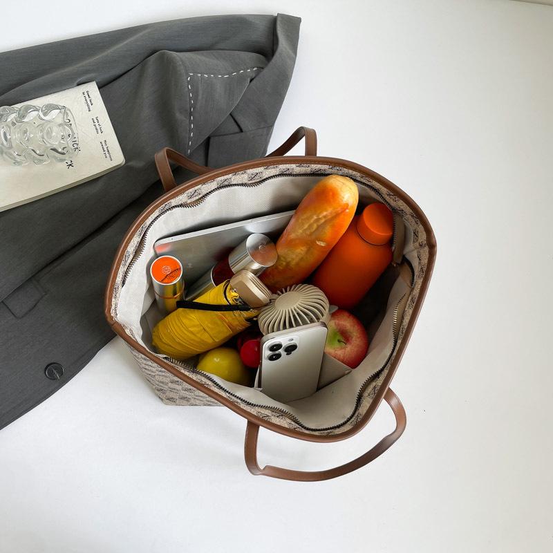 Modny damski tote o dużej pojemności: Najlepiej sprzedająca się torba crossbody i na ramię