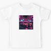 Cyber Car On Midnight. Kids T-Shirt