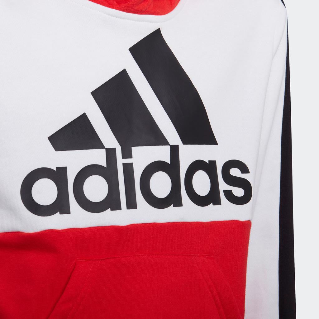 adidas Sweatshirt Bright Red/White/Black Children Aged 3 7 Years Old HC5657