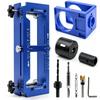 Aluminum Zinc Zinc Alloy Mortising Locator Jig Adjustable Mortise Guide Hinge Installation Kit  Hole Drilling