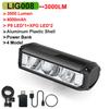 Bicycle Light Front 6000Lumen Bike Light 8000mAh Waterproof Flashlight USB Charging MTB Road Cycling Lamp Accessories