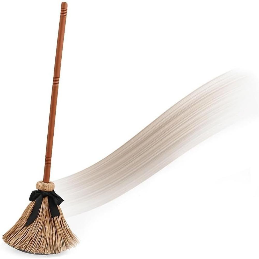 Svítící animované čarodějnické koště se strašidelnými zvuky Tančící čarodějnické koště Dekorace hororového domu