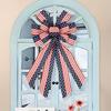 Beautifully American Crafted Independence Day Flag Bow For Vibrant Indoor Outdoor Party Decorations
