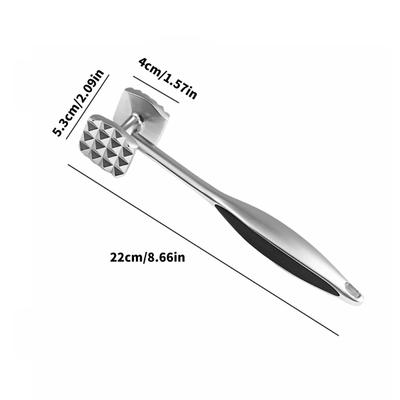 Practical Kitchen Meat Tenderizer Kitchen Meat Tool Zinc Alloy Texture Meat Hammer Perfect for Culinarys Enthusiasts