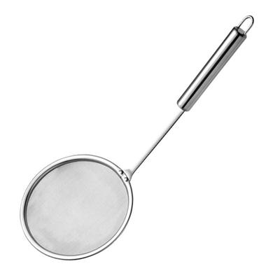 Skimmer Spoon Fat Strainer Stainless Steel Fine Mesh Long Handle Hot Pot Skimmer for Grease Foam
