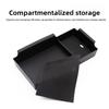 Car Storage Box for MG ES5 S5 EV 2024 2025 2026 Armrest Storage Box Center Console Lower Storage Tray Car Accessories Organizer
