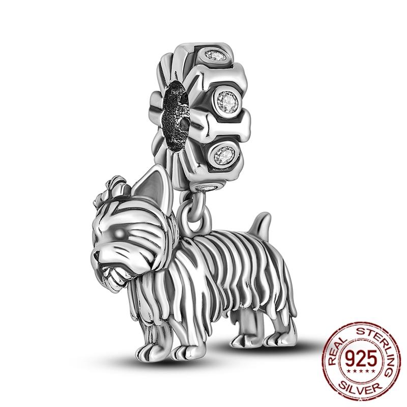 New In Original Charms Beads Pendant Copper Dog Cat Firefly Butterfly Dragonfly Charm For Woman Jewelry Making Diy