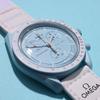 Omega x Swatch Uranus Collaboration Watch Waterproof Unisex with Packaging