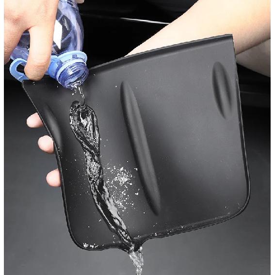 For Tesla Model 3/Y/X/S 2021-2024 Central Control Wireless Charging Silicone Pad Non-slip Pad Dust-Proof Charger Protect Cover