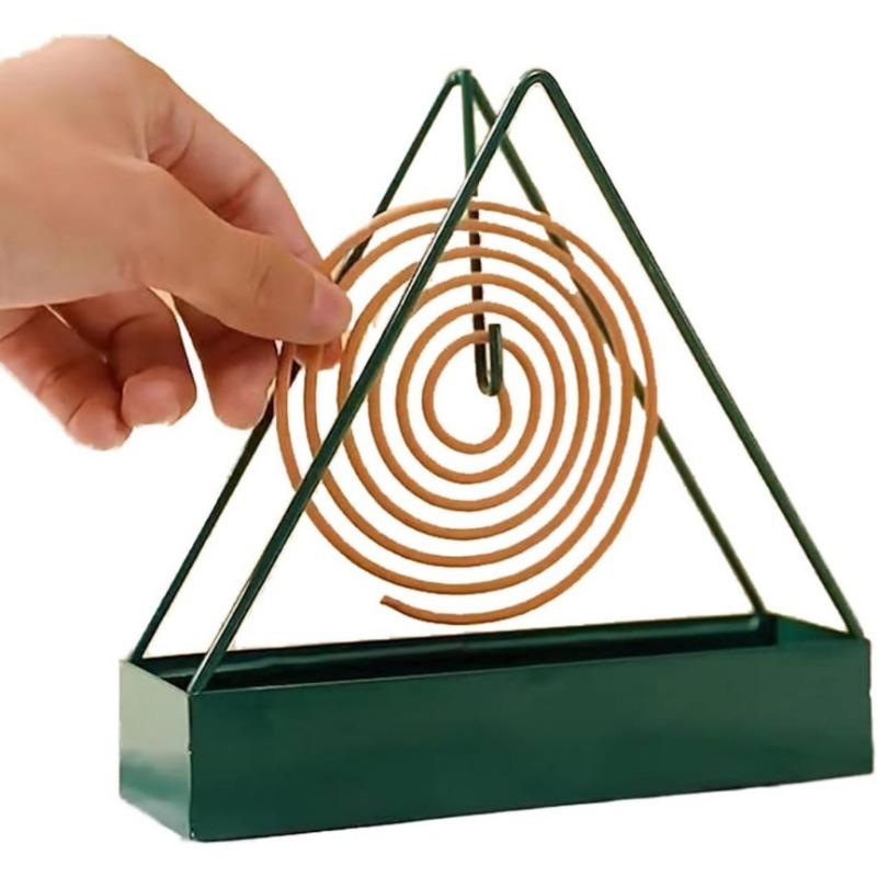 

Portable Mosquito Coil Holder with Handle – Fireproof Metal Incense Burner for Indoor & Outdoor Use