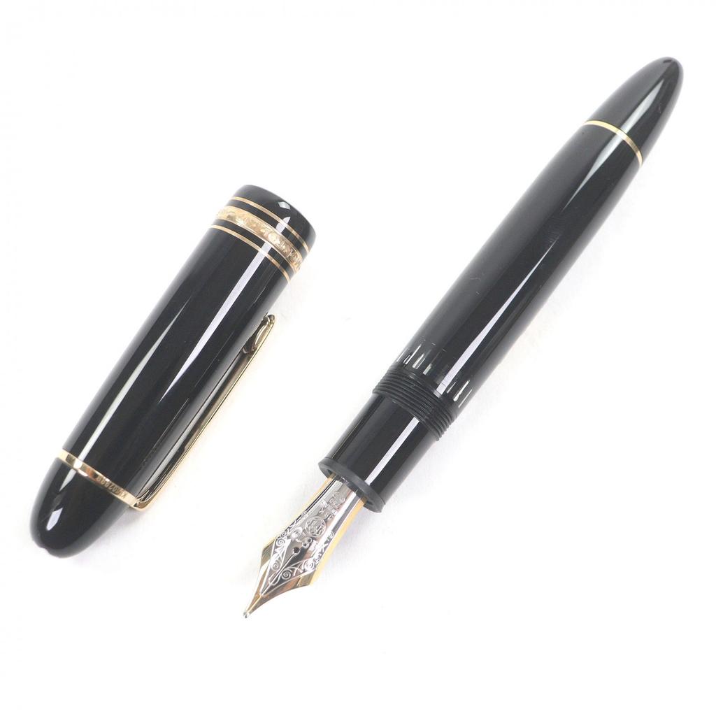 Pristine MONTBLANC fountain pen Meisterstück 149 Cap type black 18K mens Used