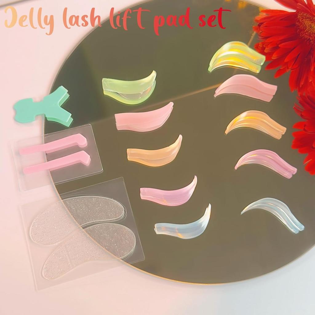 Lash Lift Silicone Shields Eyelash Lifting Pad No Glue Eyelid Katya Vinog Lami Lamination Roller L Curl Perm Rod- Lash Lift Tint Ribbon Compensator Y