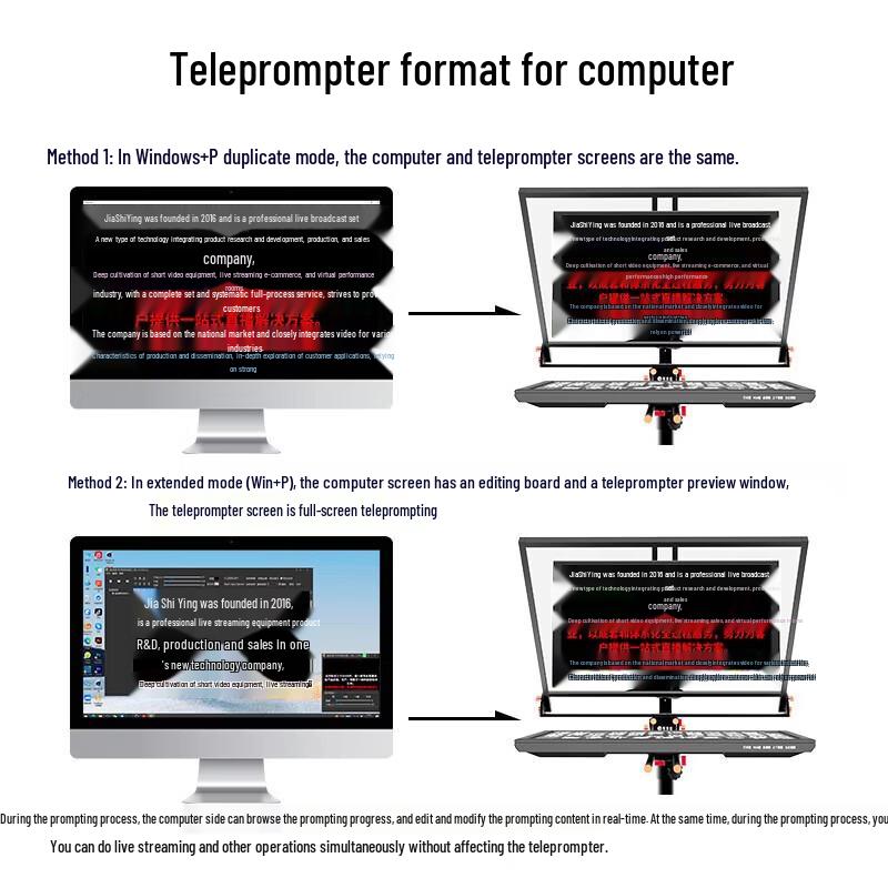 Jiashiying Professional Teleprompter