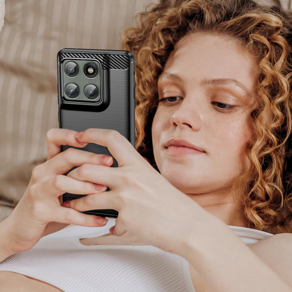 For Motorola Edge 60 Pro 5G Case with Screen Film WANLONFENG LS Series Big Lens Hole Brushed Texture TPU Phone Cover