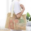Foldable Big Eyes Beach Mesh Bag Large Capacity Travel Toiletries Organizer  Summer