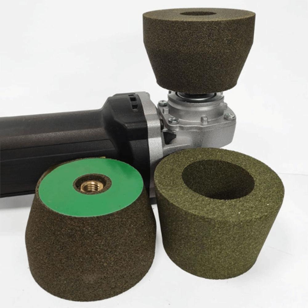 Silicon Carbide Cup Grinder Accessories Horn Type Polishing Tools Sharpening Stone Granite Cement