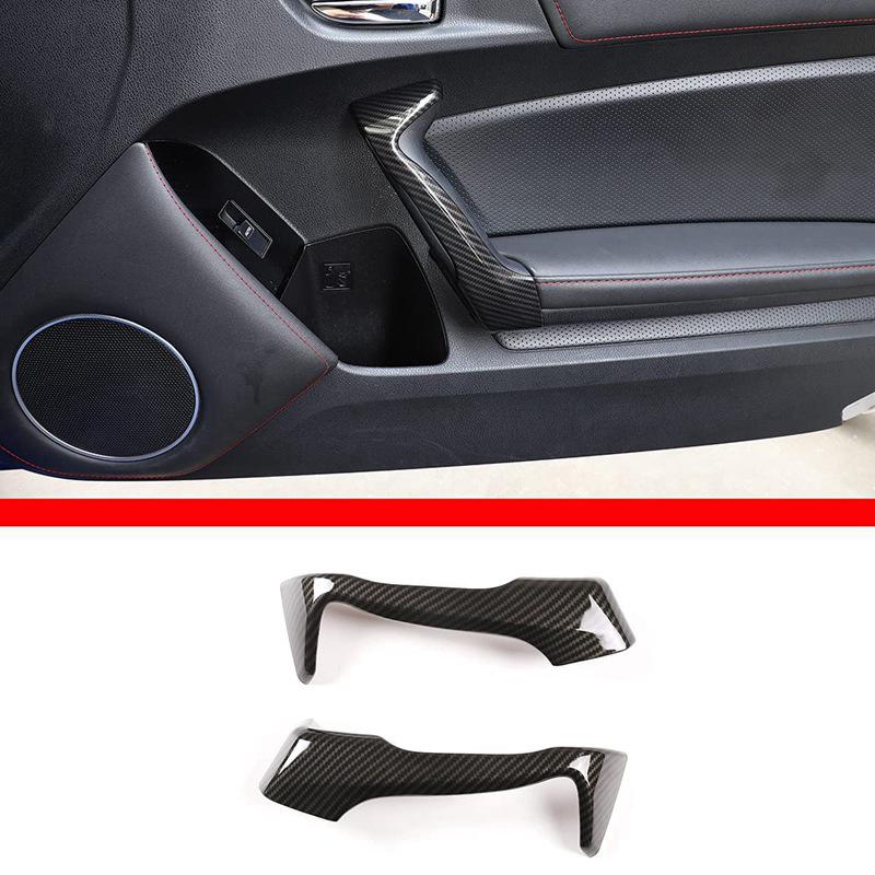 Carbon Fiber Interior Door Handle Trim for 12-21 Toyota 86, Subaru BRZ, SCION FR-S