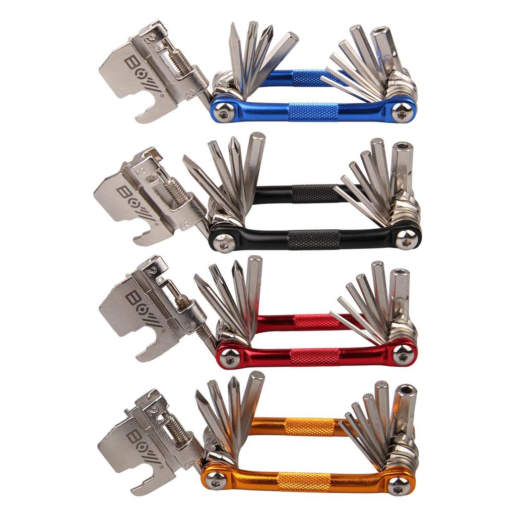 Tool Kits Bag,17 In 1 Cycling Multifunction Bicycle Mechanic Repair Kit Set,Portable,Fast