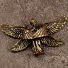 Copper Six Winged Angel God Love Cupid Statue Small Ornaments Brass Angel Figurines Desktop Decorations Home Decors Accessories