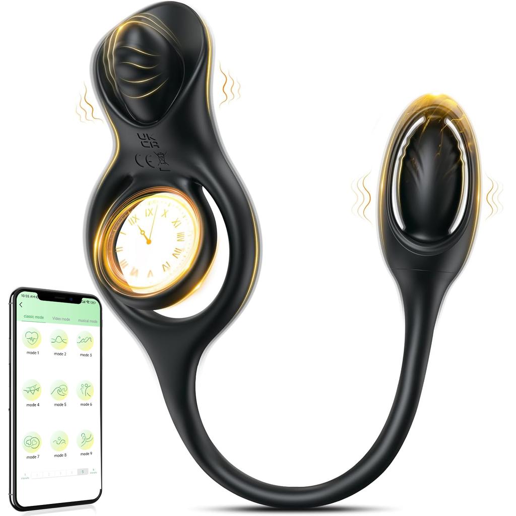 Remote Control Vibrating Cock Ring Prostate Massager Sex Toys for Men Butt Plug Anal Plug Clit Stimulator Penis Ring Adult Toys