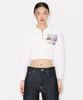 Women'S Kenzo Cartoon Embroidered Crop Chapman Sweatshirt_K265Awwc03Whx