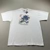 Vintage Alaska T-Shirt Mens XL White Mount Roberts Juneau Aerial Tramway Flower
