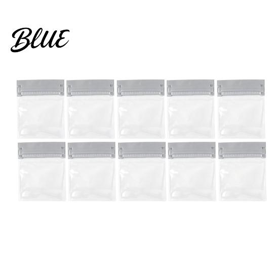 Reusable Ring Storage Portable Seal Travel Sliding Bag Bags Jewelry Lock Design Pill Organizer Bag Multi-Colored Labels for Daily
